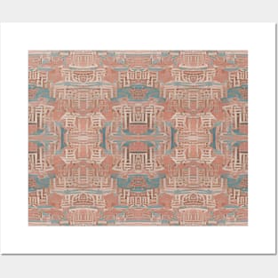 Abstract Geometric Pattern Posters and Art